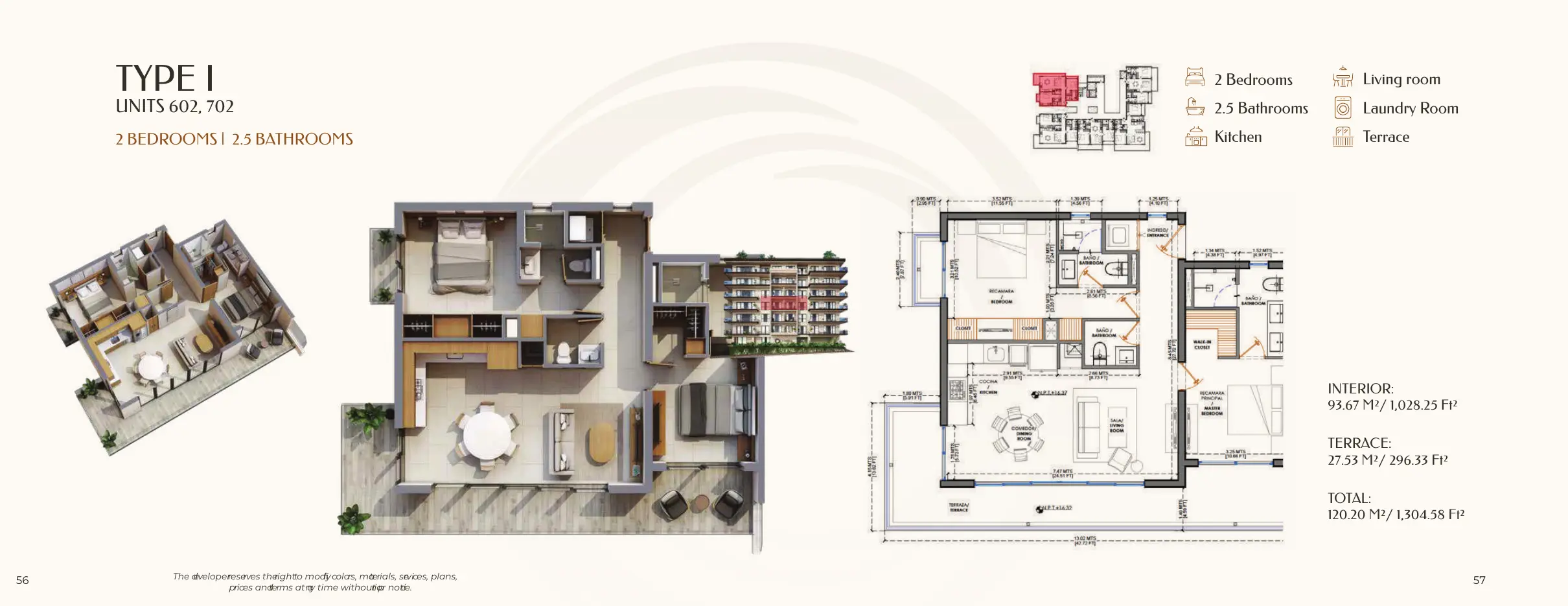 Floor plan, type I